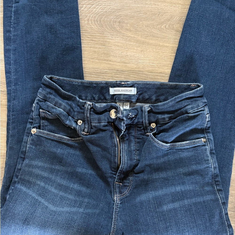 Good American Dark Blue Skinny Jeans